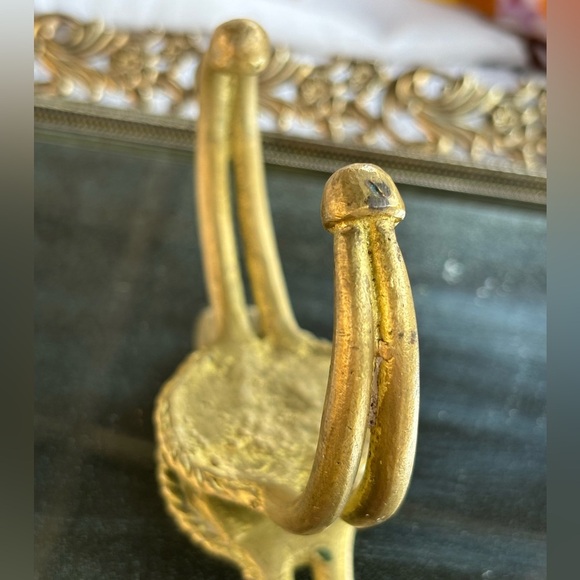 African Brass Cuff Bracelet Tribal Face Design – Handcrafted Statement Jewelry - Picture 11 of 11